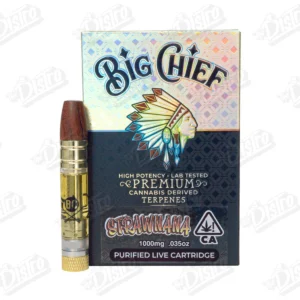 Big Chief Vape Cartridge (1g) - Strawnana (Hybrid)