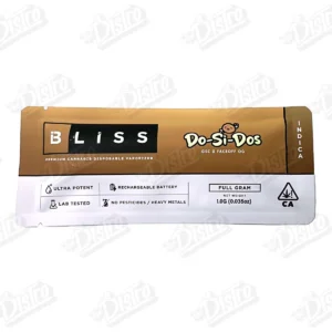 Bliss Disposable Vape (1g) - Do-Si-Dos / GSC x Faceoff OG