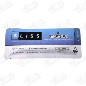 Bliss Disposable Vape (1g) - Gorilla Glue / Chem's Sist x Sour Dubb x Chocolate Diesel