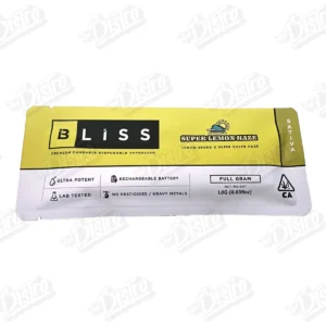 Bliss Disposable Vape (1g) - Super Lemon Haze / Lemon Skunk x Super Sliver Haze