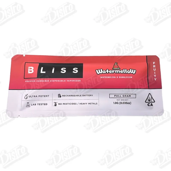Bliss Disposable Vape (1g) - Watermellow / Watermelon x Bubblegum