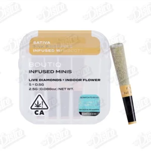 Boutiq Live Diamond Minis (5 x 0.5g) - Pink Pineapple Infused w/Biscotti