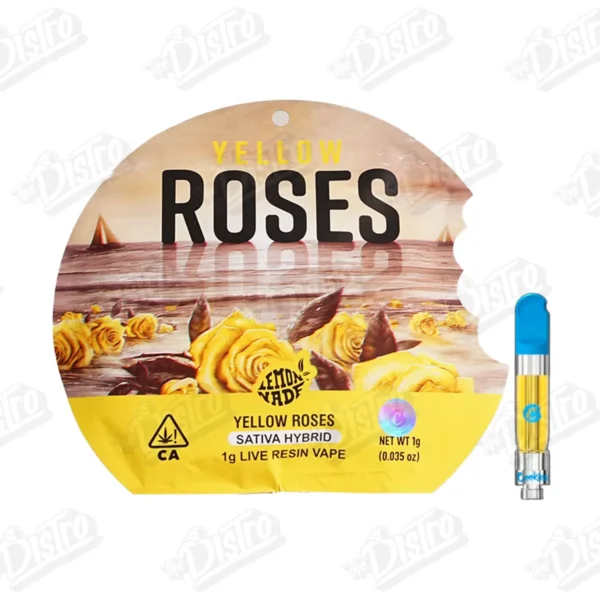 Cookies Live Resin Vape Cartridge (1g) - Yellow Roses