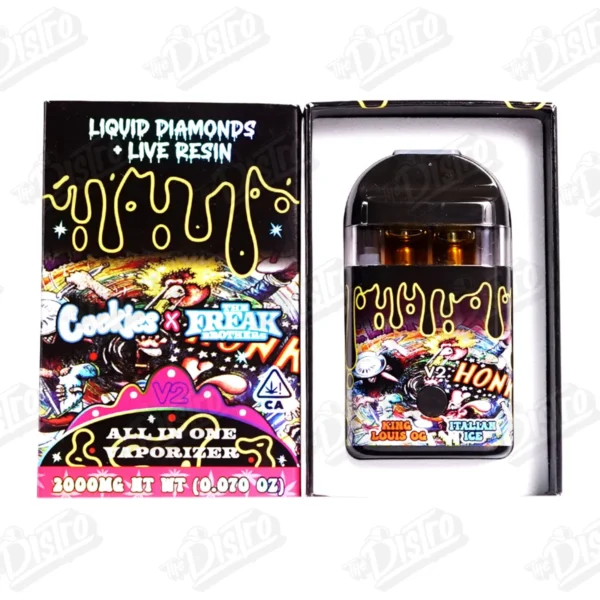 Cookies X Freak Brothers Disposable Vape (2g) - King Louis OG X Italian Ice