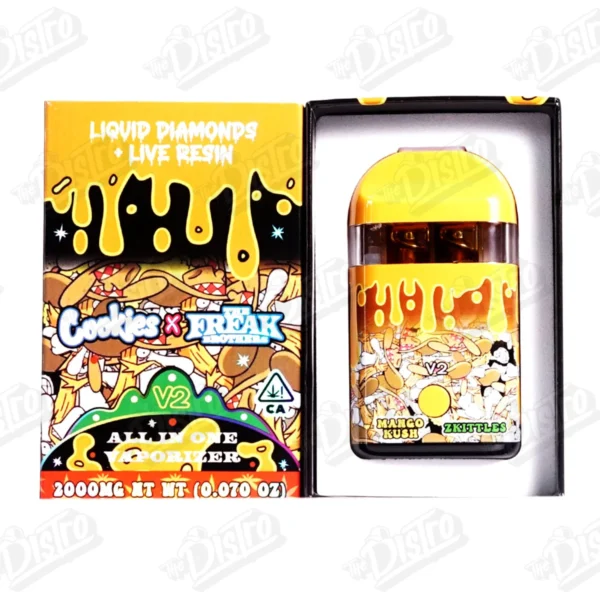 Cookies X Freak Brothers Disposable Vape (2g) - Mango Kush X Zkittles