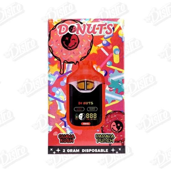 Donuts Disposable Vape (2g) - Guava kush x Papaya punch