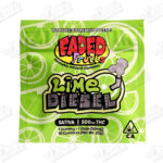 Faded Fruits THC Gummies (500mg) - Lime Diesel (Sativa)
