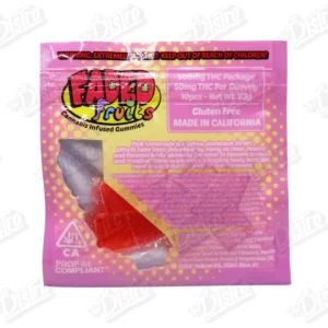 Faded Fruits THC Gummies (500mg) - Pink Lemonade (Sativa)