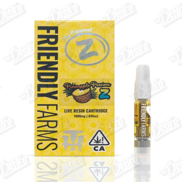 Friendly Farms Vape Cartridge (1g) - Pineapple Passion (Hybrid)