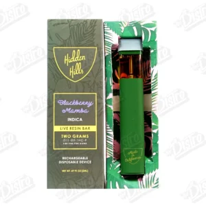 Hidden Hills Disposable Vape (2g) - Blackberry Mamba (Indica)
