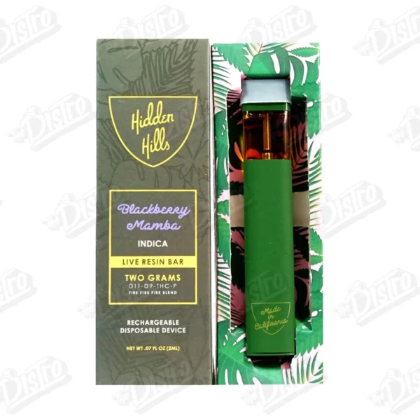 Hidden Hills Disposable Vape (2g) - Blackberry Mamba (Indica)