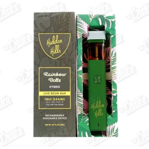 Hidden Hills Disposable Vape (2g) - Rainbow Belts (Hybrid)