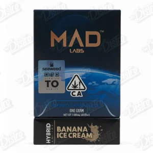Mad Labs Vape Cartridge (2g) - Banana Ice Cream (Hybrid)