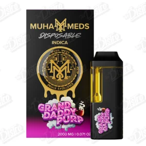 Muha Meds Disposable Vape (2g) - Grand Daddy Purp (Indica)