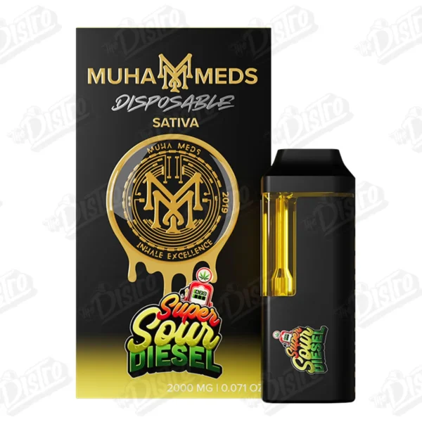 Muha Meds Disposable Vape (2g) - Super Sour Diesel (Sativa)