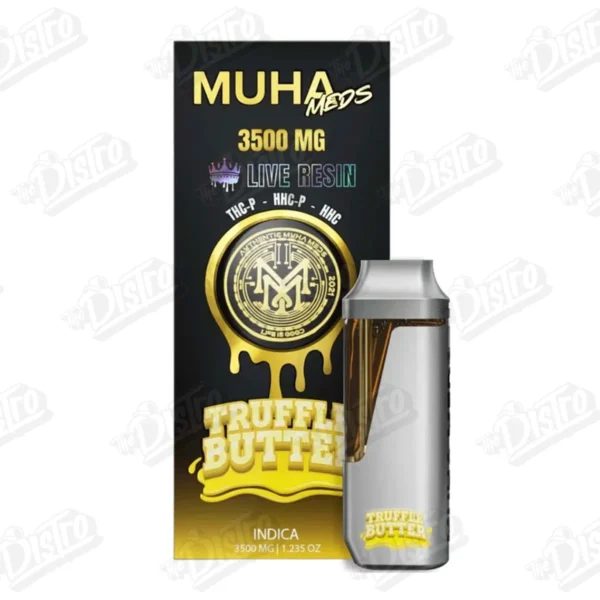 Muha Meds Disposable Vape (3.5g) - Live Resin - Truffle Butter