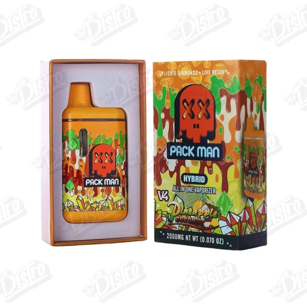 Packman Disposable Vape (2g) - Pineapple Coconut (Hybrid)