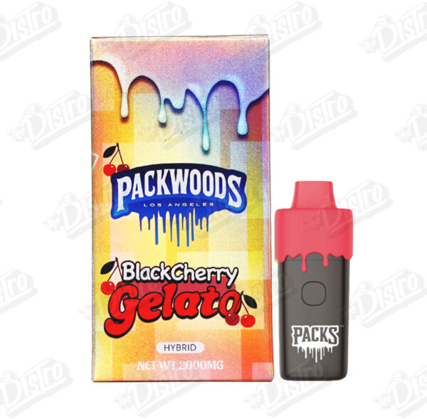 Packwoods Disposable Vape (2g) - Black Cherry Gelato (Hybrid)