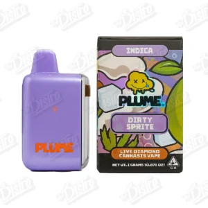Plume Live Diamond Cannabis Vapes (2g) - Dirty Sprite (Sativa)