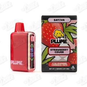 Plume Live Diamond Cannabis Vapes (2g) - Strawberry Cough (Sativa)