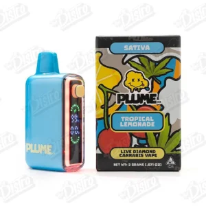 Plume Live Diamond Cannabis Vapes (2g) - Tropical Lemonade (Sativa)