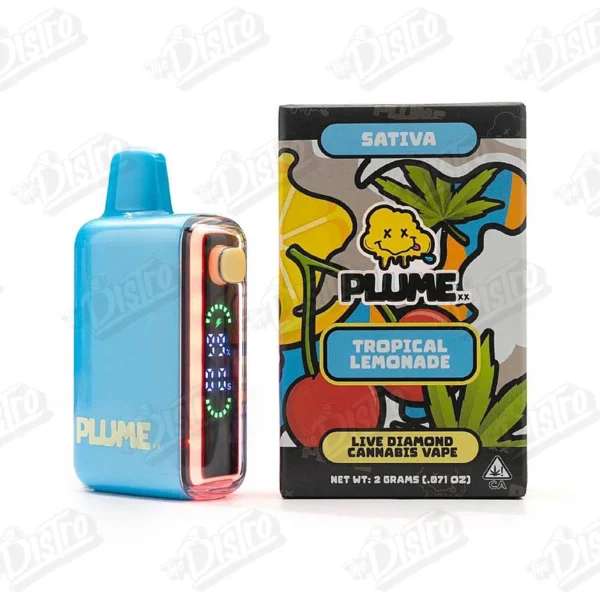 Plume Live Diamond Cannabis Vapes (2g) - Tropical Lemonade (Sativa)