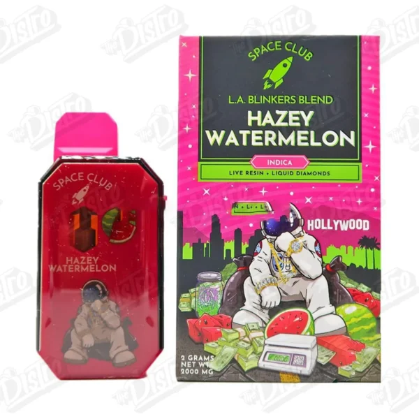 Space Club Disposable Vape (2g) - Hazey Watermelon (Indica)