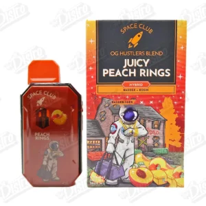 Space Club Disposable Vape (2g) - Juicy Peach Rings (Hybrid)