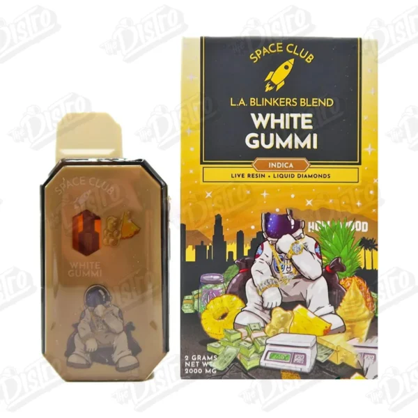 Space Club Disposable Vape (2g) - White Gummi (Indica)