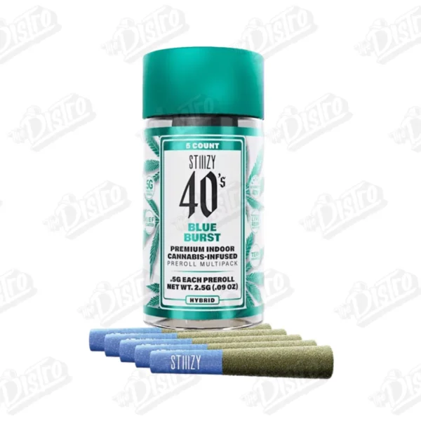 Stiiizy 40's Multi-Pack (2.5g) - Blue Burst (Hyrid)