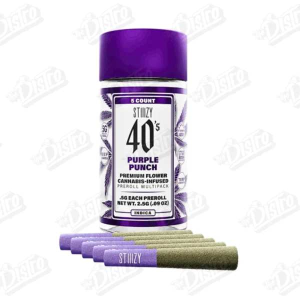 Stiiizy 40's Multi-Pack (2.5g) - Purple Punch (Indica)