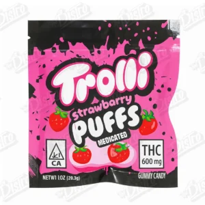 TRL Sour Brite Crawlers (600mg) - Strawberry Puff