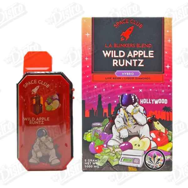 Space Club Disposable Vape (2g) - Wild Apple Runtz (Hybrid)