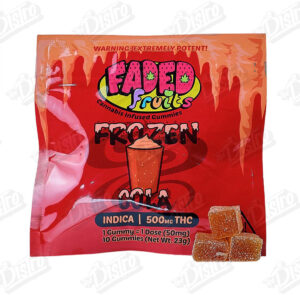 Faded Fruits THC Gummies (500mg) - Frozen Cola (Indica)