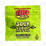 Faded Fruits THC Gummies (500mg) - Sour Apple (Indica)