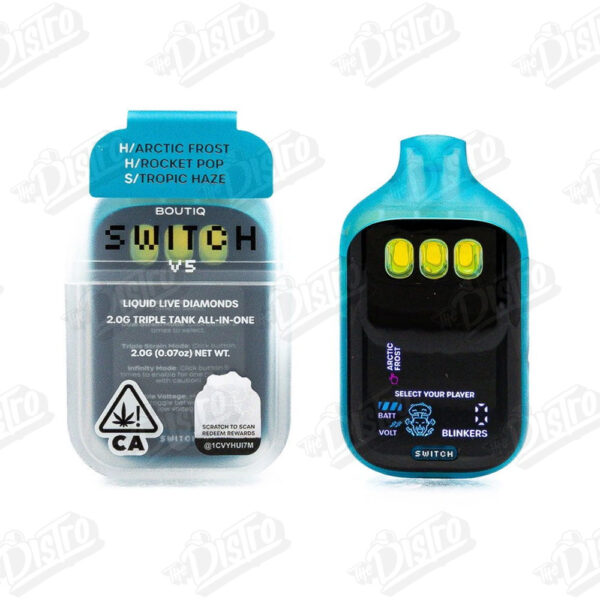 Boutiq Switch V5 All In One Liquid Live Diamonds (2g) - Arctic Frost X Rocket Pop X Tropic Haze