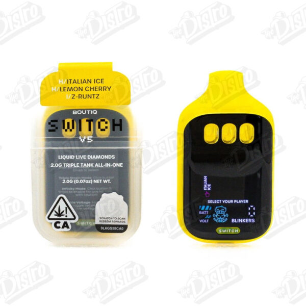 Boutiq Switch V5 All In One Liquid Live Diamonds (2g) - Italian Ice X Lemon Cherry X Z-Runtz