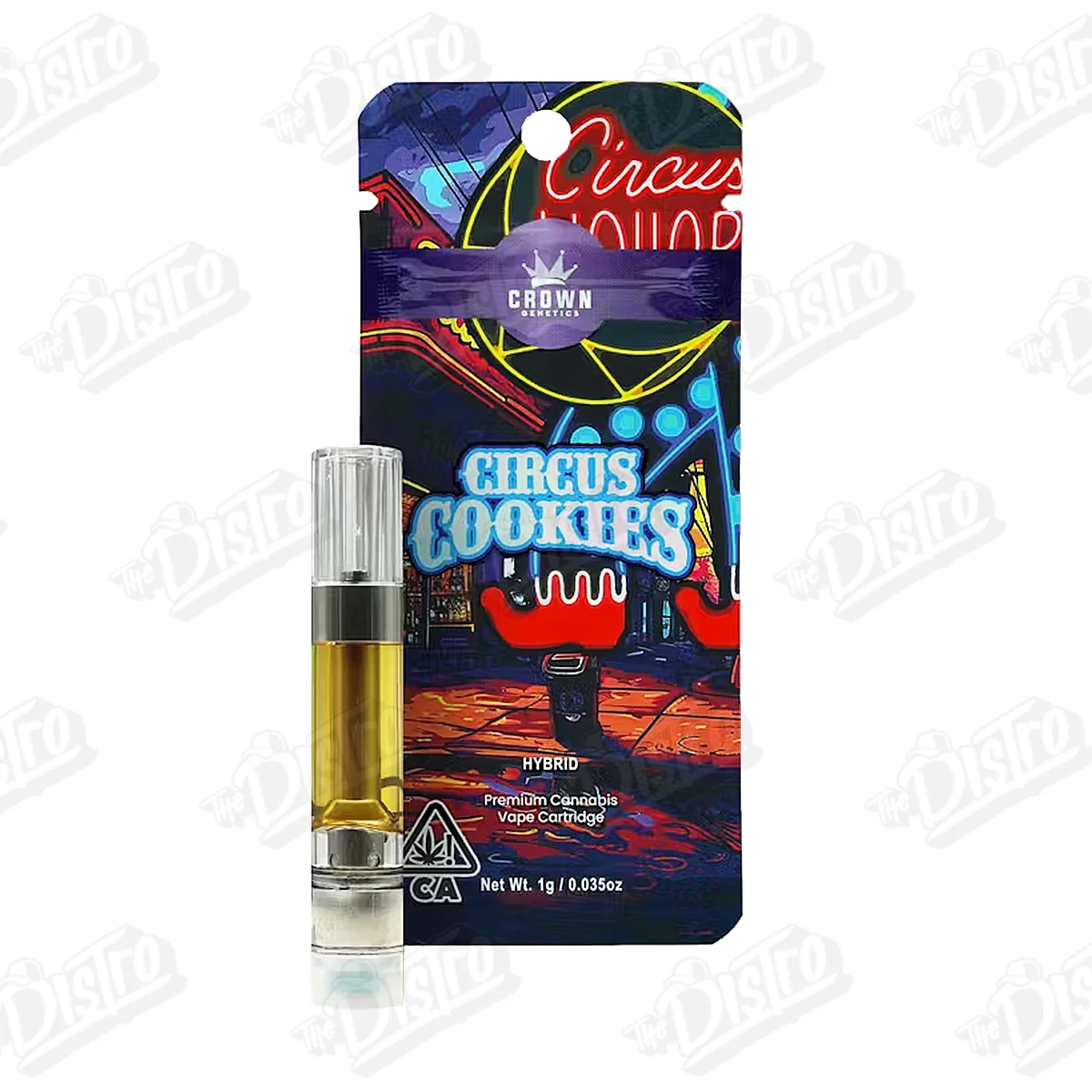 Crown Genetics 510 Cartridge (1g) - Circus Cookies