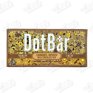 Dot Bar White Chocolate (100mg) - Creamy Hazelnut Wafer