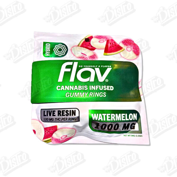 Flav THC Gummies (1000mg) - Watermelon