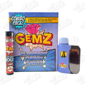 GEMZ 2G All In One Device & Diamond Infused Pre-Roll - BLUEBERRY CHERRY RUNTZ