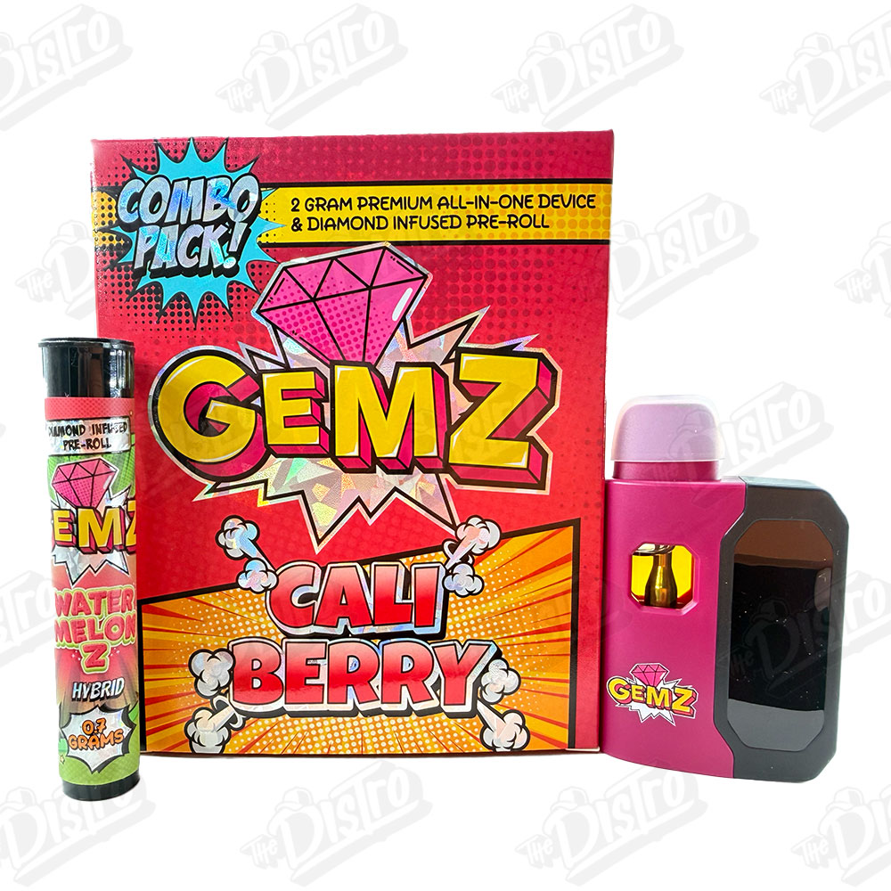 GEMZ 2G All In One Device & Diamond Infused Pre-Roll - CALI BERRY