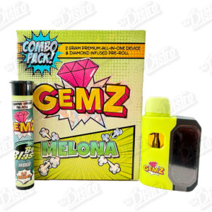 GEMZ 2G All In One Device & Diamond Infused Pre-Roll - MELONA
