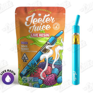 Jeeter Juice Disposable Straw 500MG Sour Berry + Live Resin