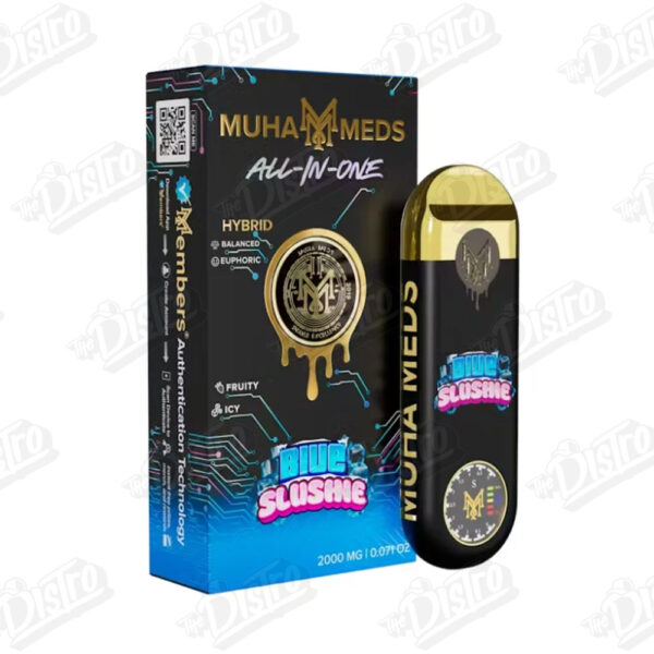 Muha Meds Inhale Excellence All-In-One Vape (2g) – Blue Slushie