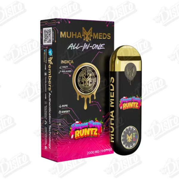 Muha Meds Inhale Excellence All-In-One Vape (2g) – Dragon Berry Runtz