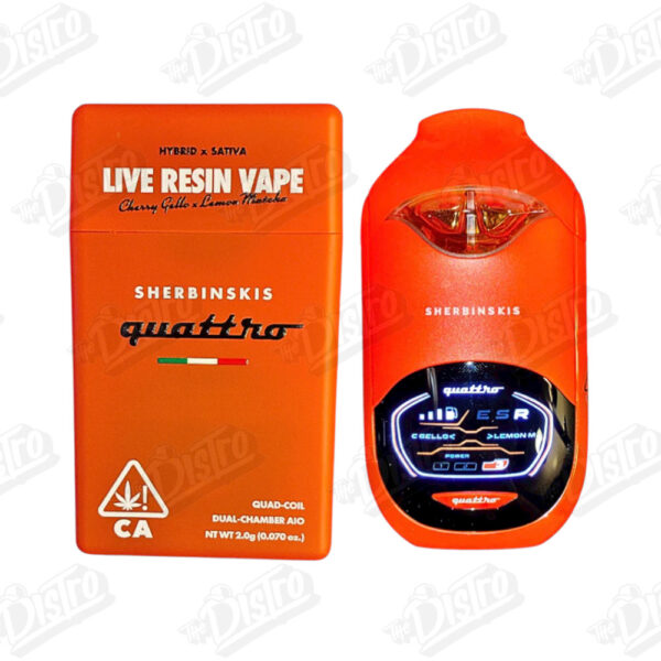 Sherbinskis Quattro Dual Chamber (2g) - Cherry Gello X Lemon Matcha