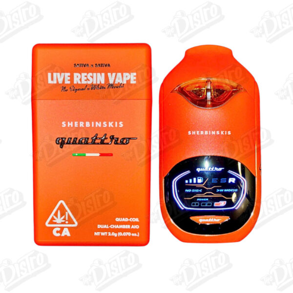 Sherbinskis Quattro Dual Chamber (2g) - No Signal X White Mochi