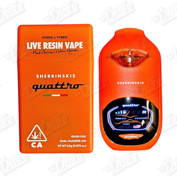 Sherbinskis Quattro Dual Chamber (2g) - Pink Cherry X Cotton Candy