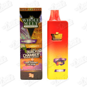Whole Melt Extracts Dual Chamber Disposable Vape (2g) – Blackberry Fire X Lemonatti